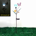 Solar Powered Jardín Decoración Metal Blossom Stake Craft